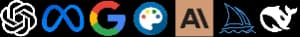 AI models logos